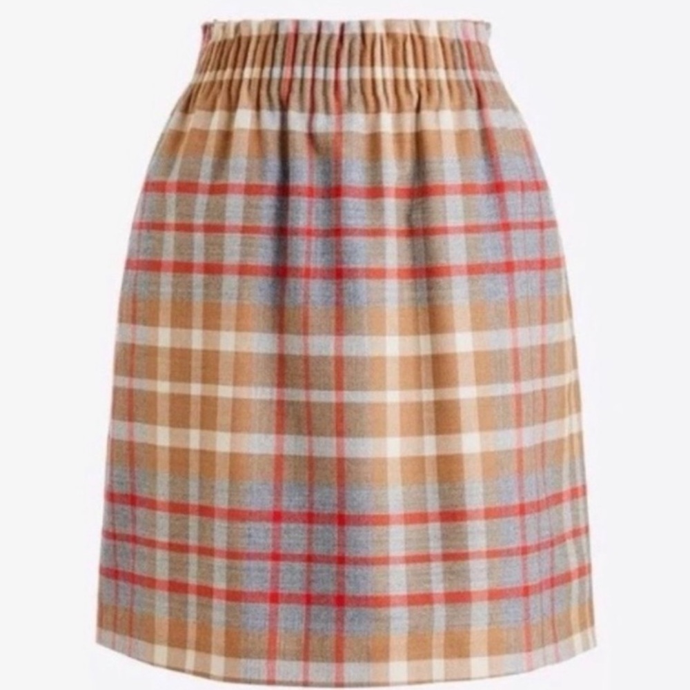 J Crew NWT Plaid skirt